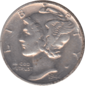 1944 USA SILVER DIME 10 CENTS - SILVER WORLD COINS - Cambridgeshire Coins