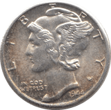 1944 USA SILVER DIME DENVER MINT - SILVER WORLD COINS - Cambridgeshire Coins