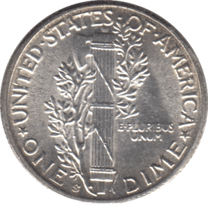 1944 USA SILVER DIME SAN FRANCISCO MINT - SILVER WORLD COINS - Cambridgeshire Coins