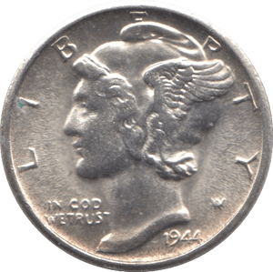 1944 USA SILVER DIME SAN FRANCISCO MINT - SILVER WORLD COINS - Cambridgeshire Coins