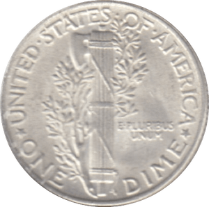 1944 USA SILVER DIME - SILVER WORLD COINS - Cambridgeshire Coins