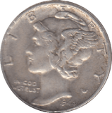 1944 USA SILVER DIME - SILVER WORLD COINS - Cambridgeshire Coins