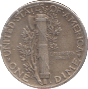1944 USA SILVER DIME - SILVER WORLD COINS - Cambridgeshire Coins