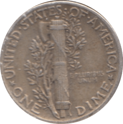1944 USA SILVER DIME - SILVER WORLD COINS - Cambridgeshire Coins