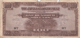 1944 WWII 100 DOLLARS MALAYA JAPANESE GOVERNMENT BANKNOTE REF 1209 - World Banknotes - Cambridgeshire Coins