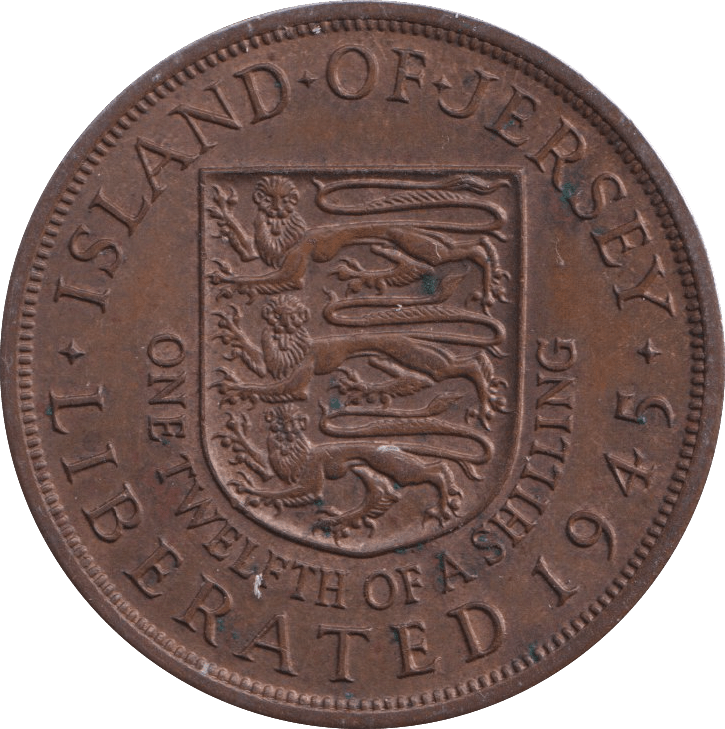 1945 1/12 SHILLING JERSEY - WORLD COINS - Cambridgeshire Coins