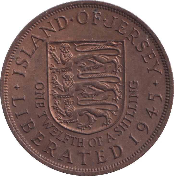 1945 1/12 SHILLING JERSEY - WORLD COINS - Cambridgeshire Coins