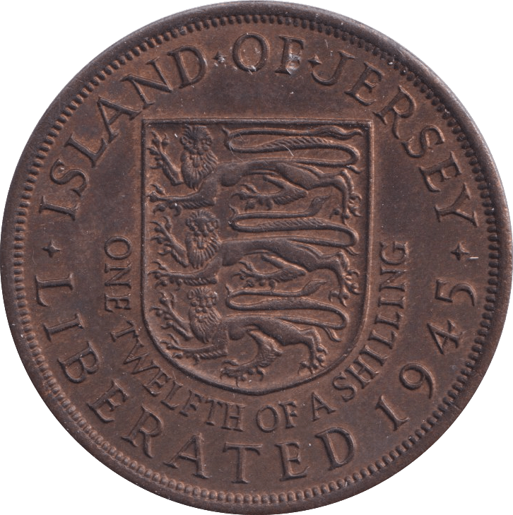 1945 1/12 SHILLING JERSEY - WORLD COINS - Cambridgeshire Coins