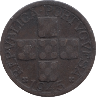 1945 20 CENTAVOS PORTUGAL - WORLD COINS - Cambridgeshire Coins