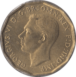1945 BRASS THREEPENCE ( BU ) - Threepence - Cambridgeshire Coins