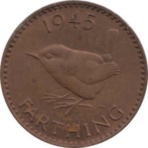 1945 FARTHING 2 ( BU ) 12 - Farthing - Cambridgeshire Coins