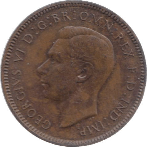 1945 FARTHING ( UNC ) 26 - Farthing - Cambridgeshire Coins