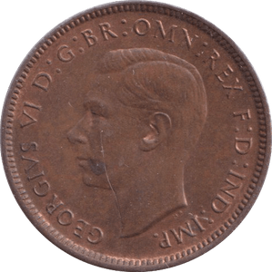 1945 FARTHING ( UNC ) - Farthing - Cambridgeshire Coins