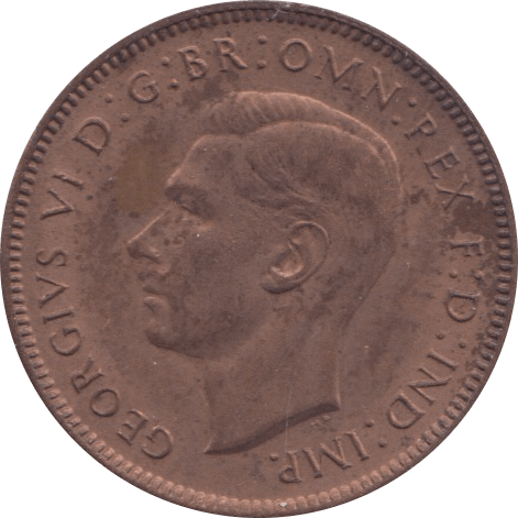 1945 FARTHING ( UNC ) - Farthing - Cambridgeshire Coins