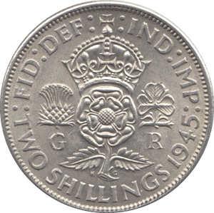 1945 FLORIN ( EF ) 3 - Florin - Cambridgeshire Coins