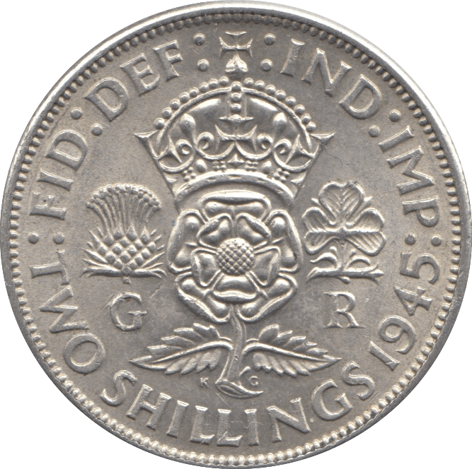1945 FLORIN ( EF ) 3 - Florin - Cambridgeshire Coins