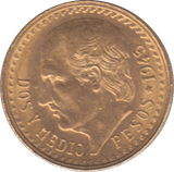 1945 GOLD 2 1/2 PESO MEXICO - Gold World Coins - Cambridgeshire Coins