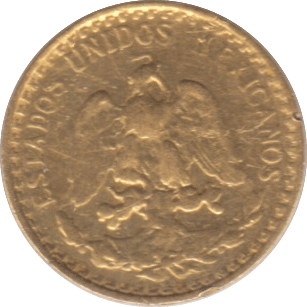 1945 GOLD 2 PESO MEXICO - Gold World Coins - Cambridgeshire Coins