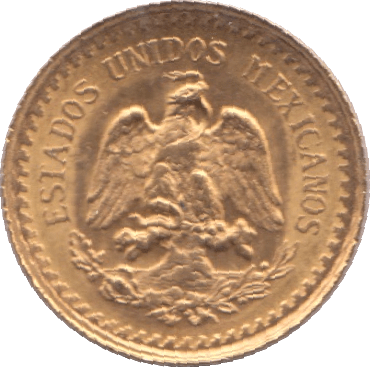 1945 GOLD 2.5 PESO MEXICO - Gold World Coins - Cambridgeshire Coins
