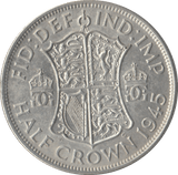 1945 HALFCROWN ( AUNC ) - Halfcrown - Cambridgeshire Coins