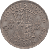 1945 HALFCROWN ( EF ) 1 - Halfcrown - Cambridgeshire Coins