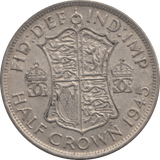 1945 HALFCROWN ( EF ) 1 - Halfcrown - Cambridgeshire Coins