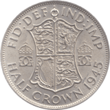 1945 HALFCROWN ( UNC ) 2 - Halfcrown - Cambridgeshire Coins