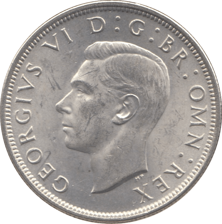 1945 HALFCROWN ( UNC ) 3 - HALFCROWN - Cambridgeshire Coins