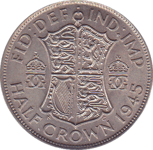 1945 HALFCROWN ( UNC ) - Halfcrown - Cambridgeshire Coins