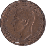 1945 HALFPENNY ( AUNC ) - Halfpenny - Cambridgeshire Coins