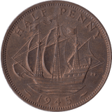 1945 HALFPENNY ( AUNC ) - Halfpenny - Cambridgeshire Coins