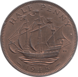 1945 HALFPENNY ( UNC ) 26 - Halfpenny - Cambridgeshire Coins