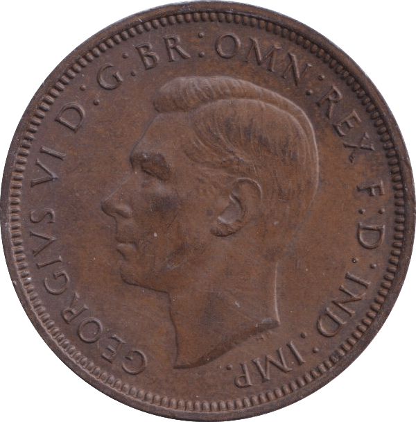 1945 HALFPENNY ( UNC ) - Halfpenny - Cambridgeshire Coins