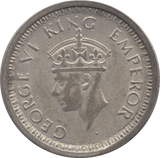 1945 INDIA SILVER ONE RUPEE - WORLD SILVER COINS - Cambridgeshire Coins