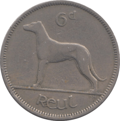 1945 IRELAND SIXPENCE - WORLD COINS - Cambridgeshire Coins