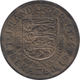 1945 JERSEY 1/12 OF A SHILLING - WORLD COINS - Cambridgeshire Coins