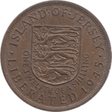 1945 JERSEY 1/12 SHILLING ( UNC ) 23 - WORLD COINS - Cambridgeshire Coins
