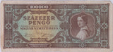 1945 MAGYAR NEMZETI BANK 1000 PENGO BANKNOTE REF 1456 B - World Banknotes - Cambridgeshire Coins
