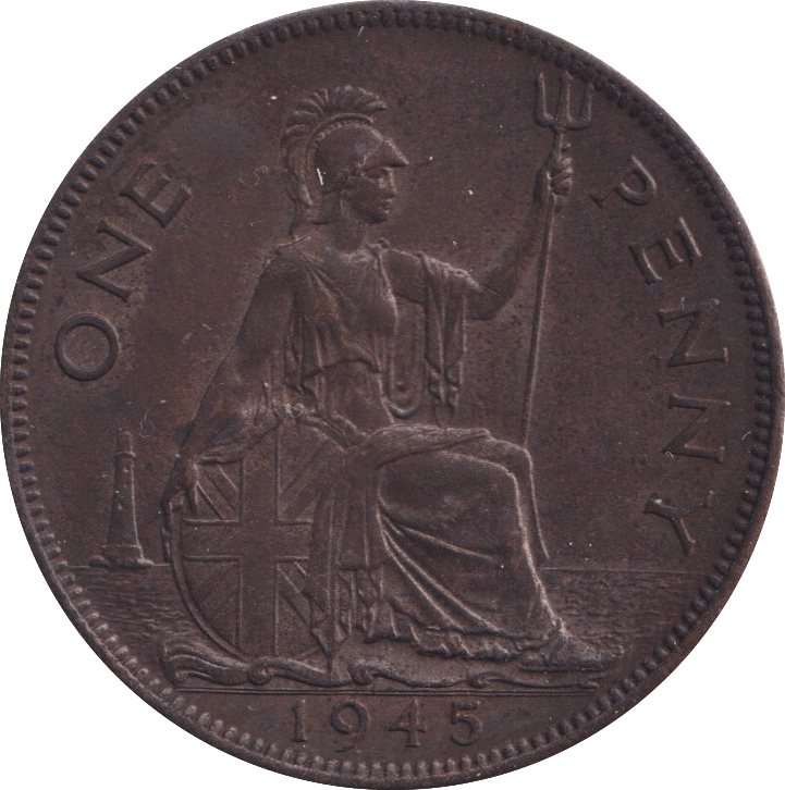 1945 PENNY ( AUNC ) - PENNY - Cambridgeshire Coins