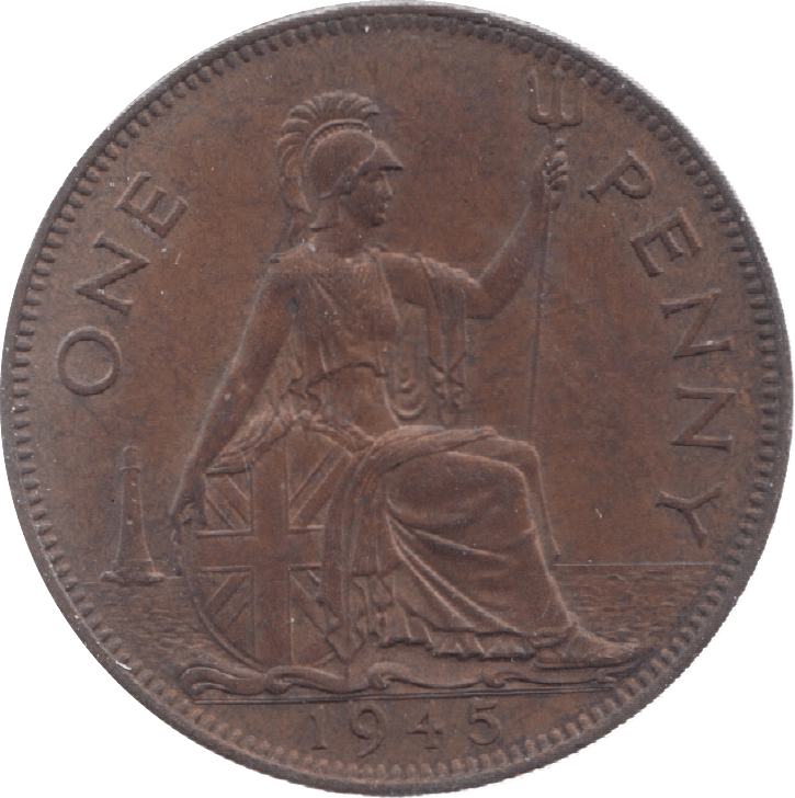 1945 PENNY ( AUNC ) - Penny - Cambridgeshire Coins