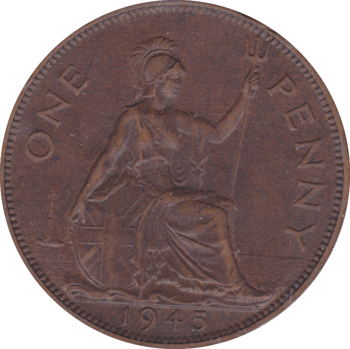 1945 PENNY ( EF ) A - Penny - Cambridgeshire Coins