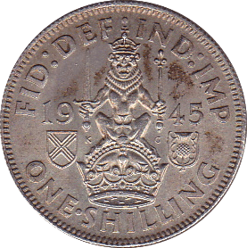 1945 SHILLING ( AUNC ) - Shilling - Cambridgeshire Coins