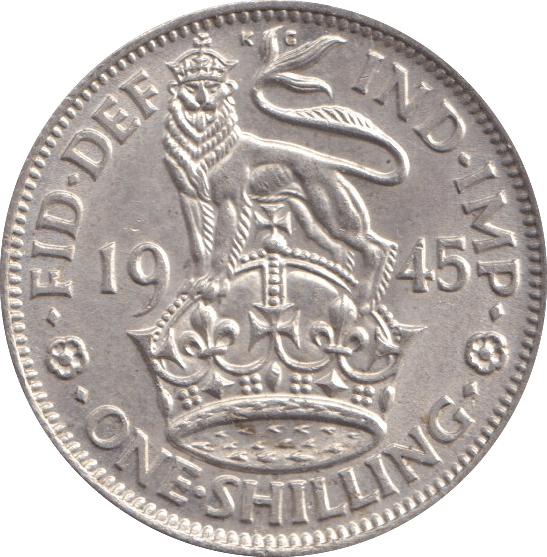 1945 SHILLING ( AUNC ) - Shilling - Cambridgeshire Coins