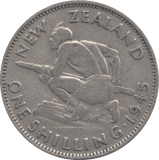 1945 SHILLING NEW ZEALAND SILVER - SILVER WORLD COINS - Cambridgeshire Coins