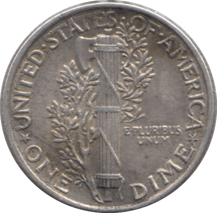 1945 SILVER 1 DIME USA - SILVER WORLD COINS - Cambridgeshire Coins