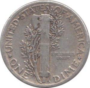 1945 SILVER 1 DIME USA - SILVER WORLD COINS - Cambridgeshire Coins