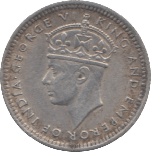 1945 SILVER 5 CENTS MALAGA - WORLD SILVER COINS - Cambridgeshire Coins