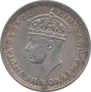 1945 SILVER 5 CENTS MALAGA - WORLD SILVER COINS - Cambridgeshire Coins
