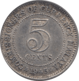 1945 SILVER 5 CENTS MALAGA - WORLD SILVER COINS - Cambridgeshire Coins