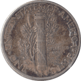 1945 SILVER DIME USA - WORLD COINS - Cambridgeshire Coins
